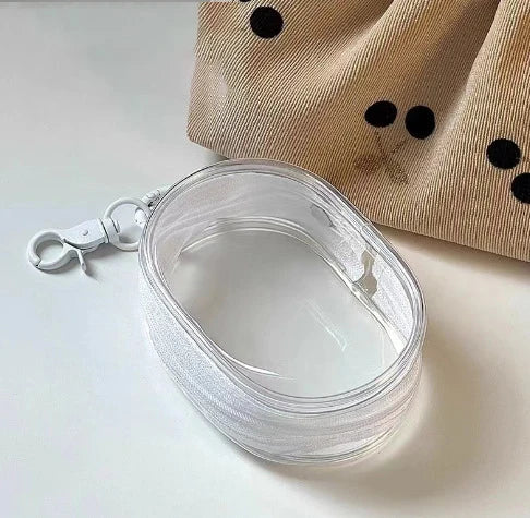 Transparent Travel Cable Organizer - Portable Charger Case with Accessories Storage Bag for Home/Office Ideal for as a pendant.