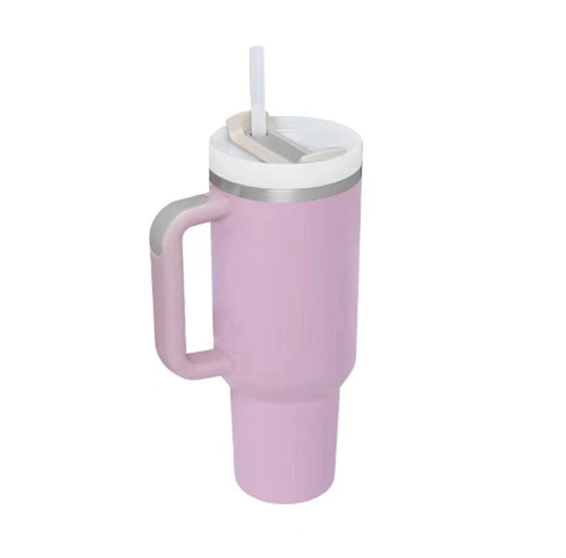 40 Oz Insulated Tumbler With Straw