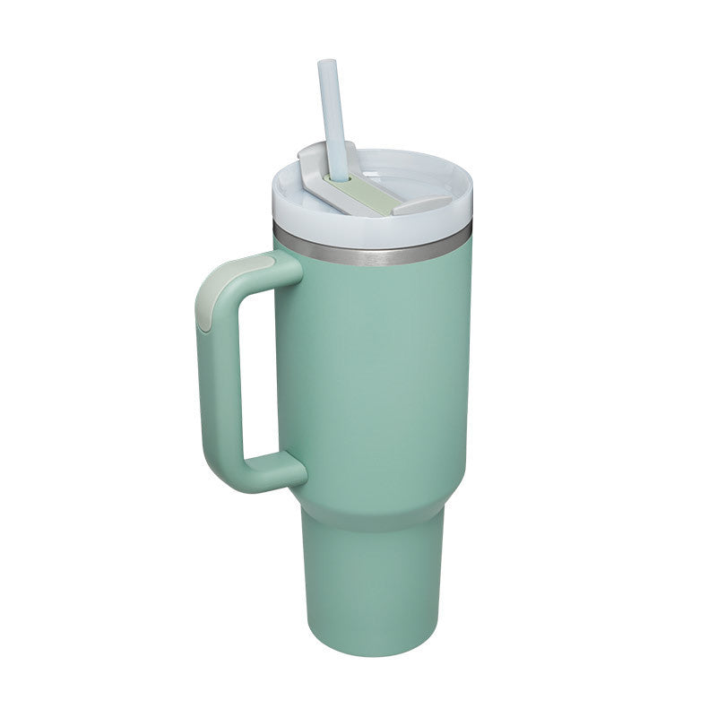 40 Oz Insulated Tumbler With Straw