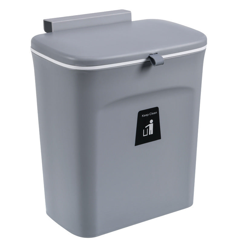 Wall-Hung Sliding Lid Trash Can