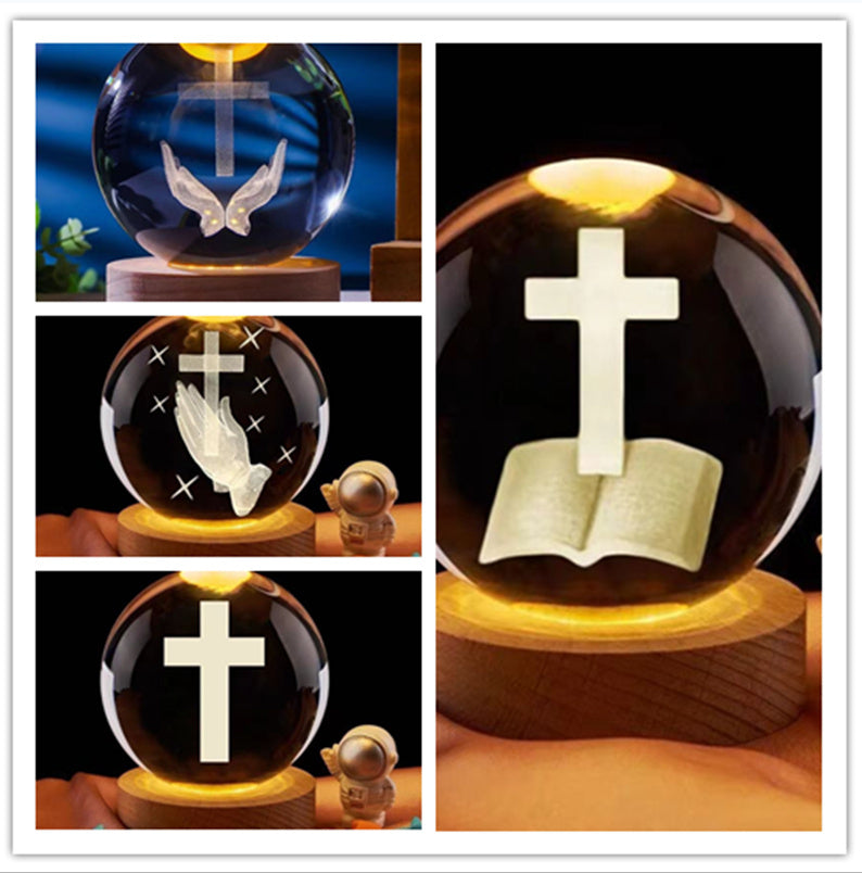 Luminous Crystal Ball Night Light