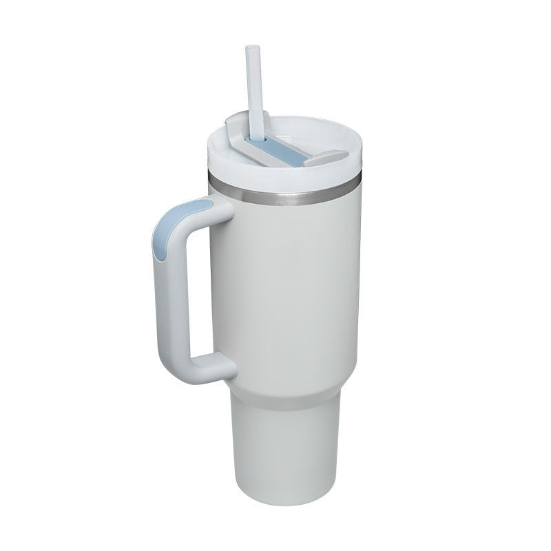 40 Oz Insulated Tumbler With Straw