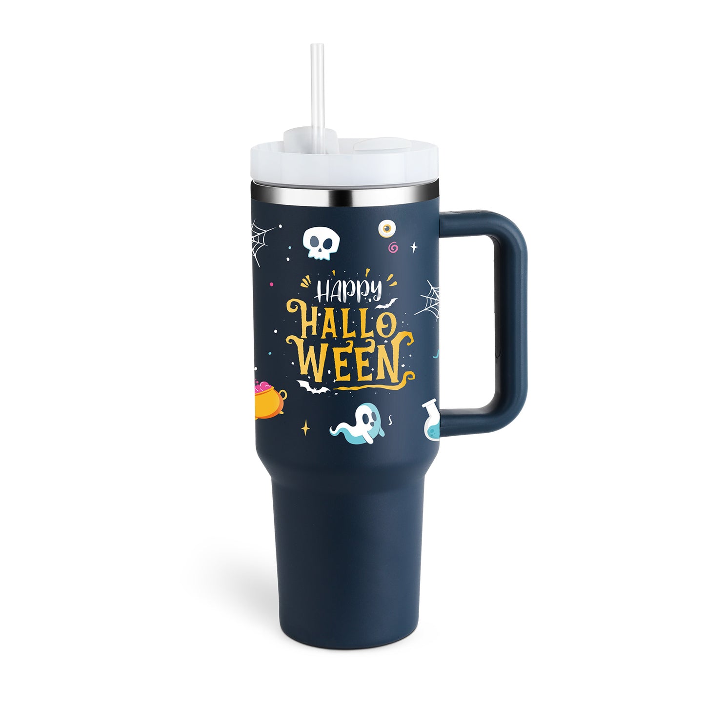 40 Oz Insulated Tumbler With Straw