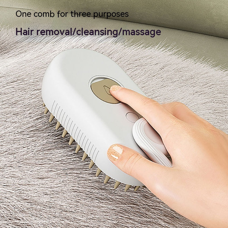 Steamy 3-in-1 Pet Brush
