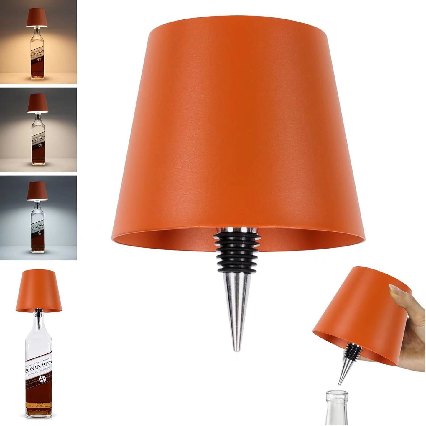LED Rechargeable Wine Bottle Lamp