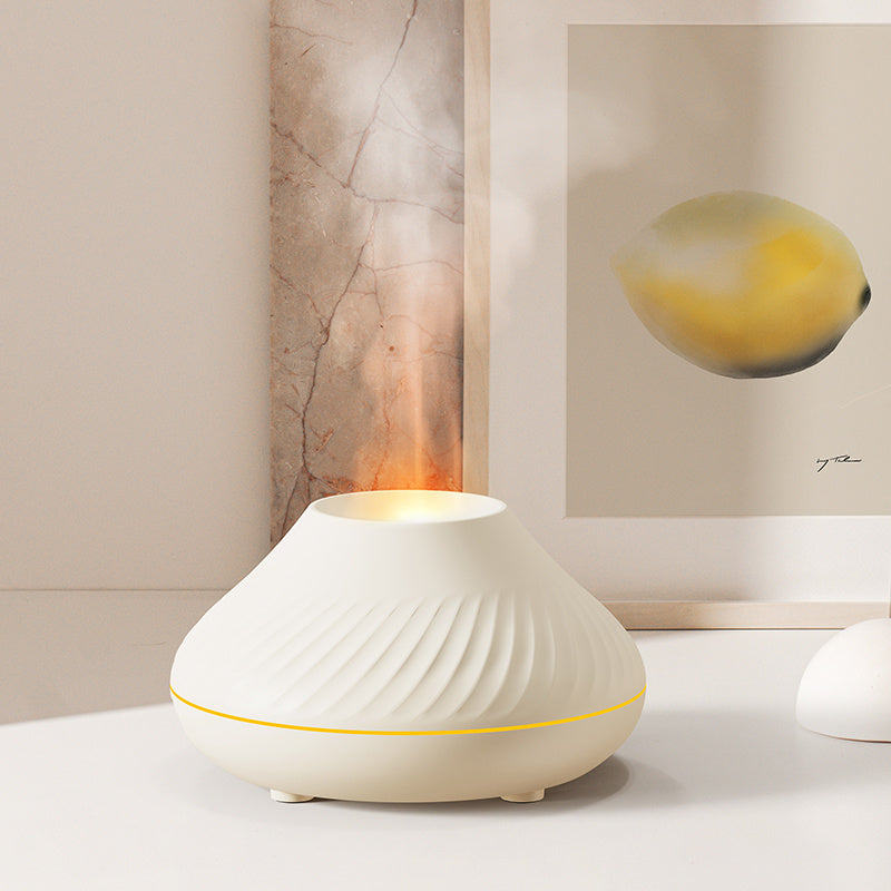 RGB Flame Aroma Humidifier Diffuser