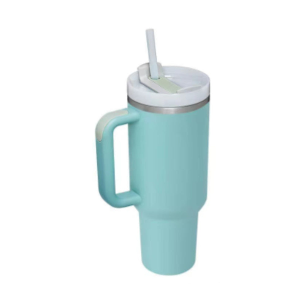 40 Oz Insulated Tumbler With Straw