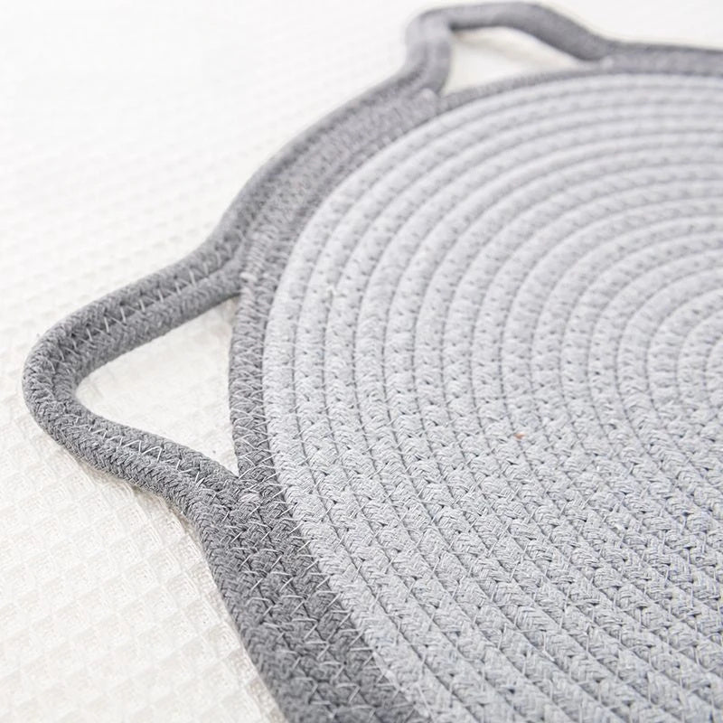 Braided Cotton Cat Scratching Mat