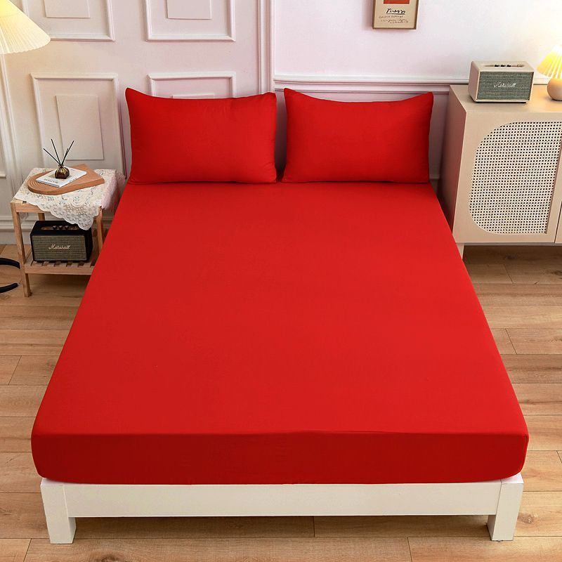 Cotton Fitted Sheet Pillow Case