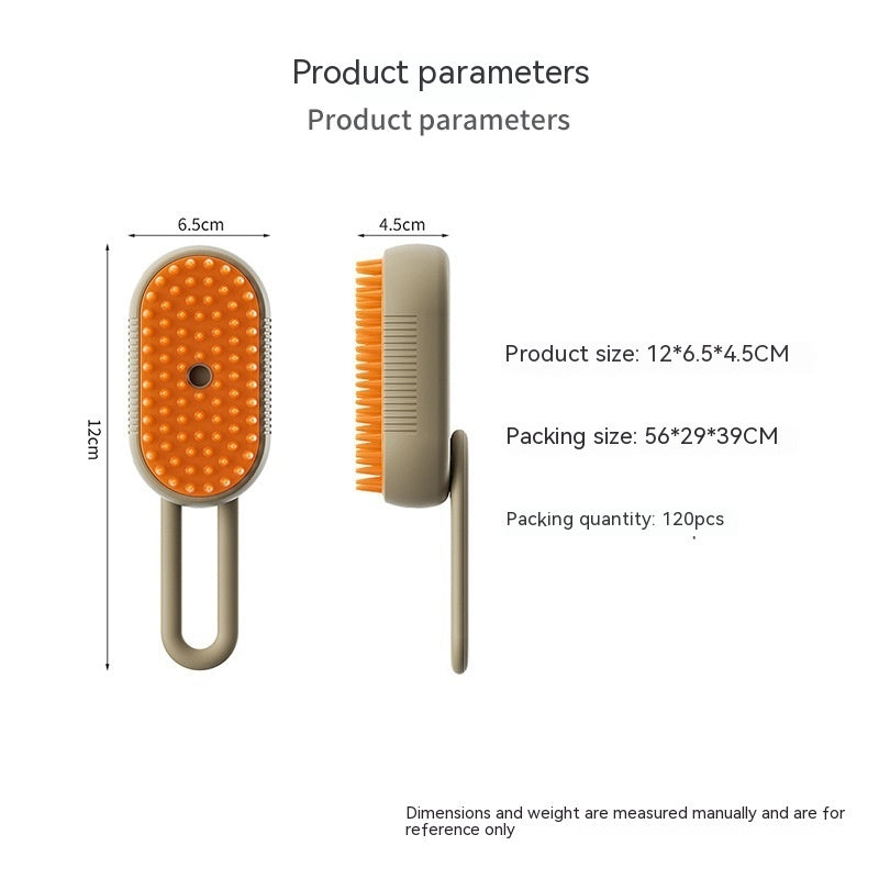 Steamy 3-in-1 Pet Brush