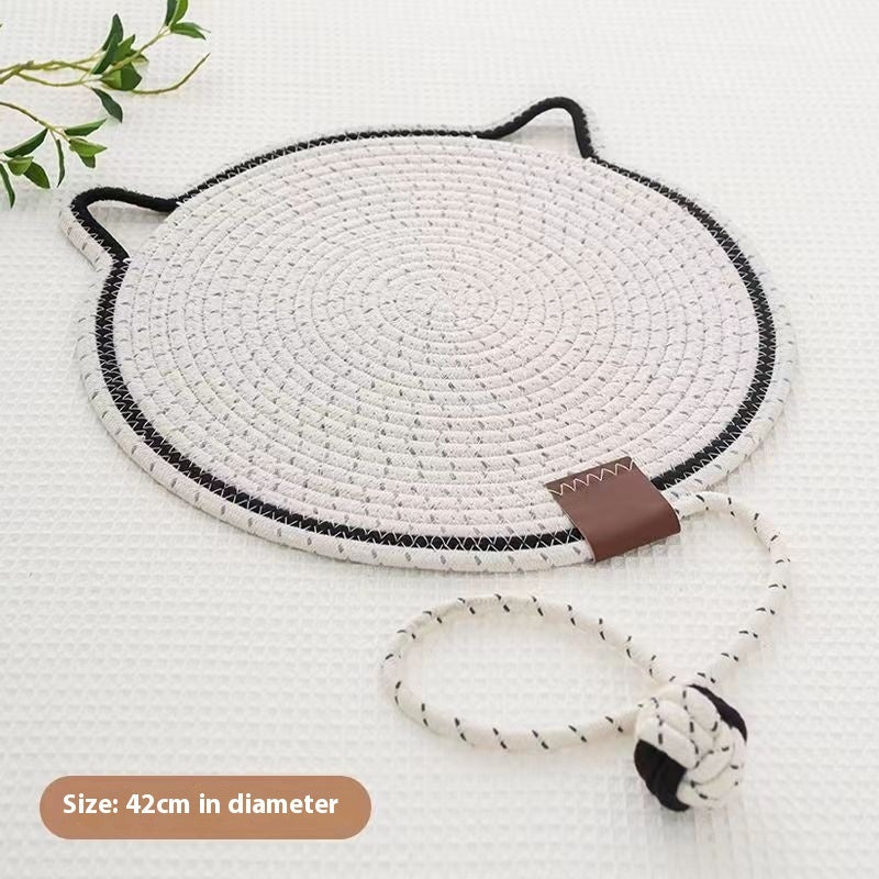 Braided Cotton Cat Scratching Mat