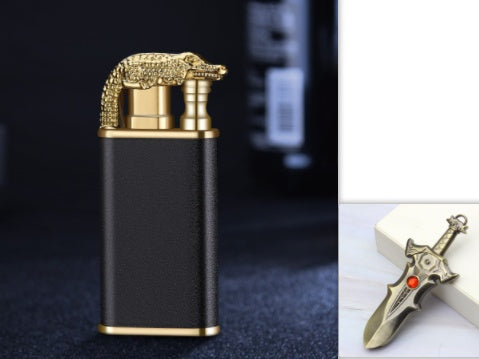 Double Flame Metal Windproof Lighter