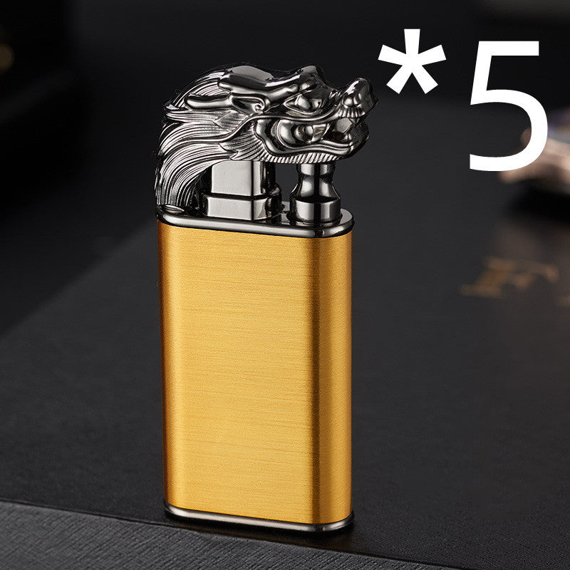 Double Flame Metal Windproof Lighter