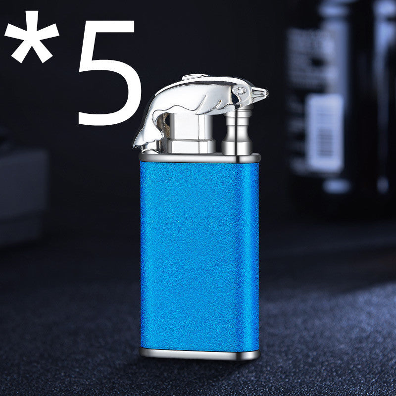 Double Flame Metal Windproof Lighter