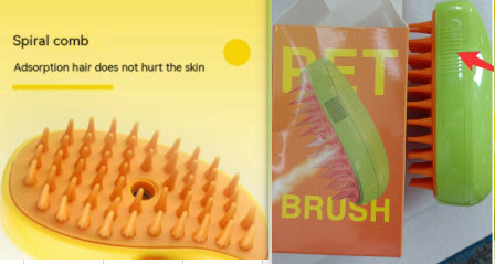 3-in-1 Steamy Pet Brush