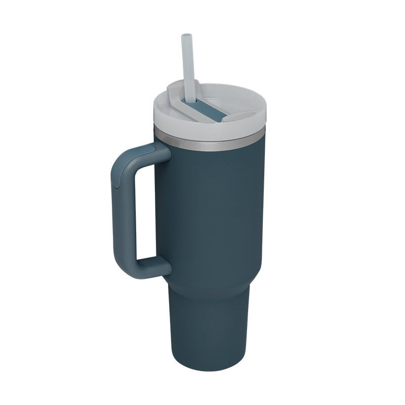 40 Oz Insulated Tumbler With Straw