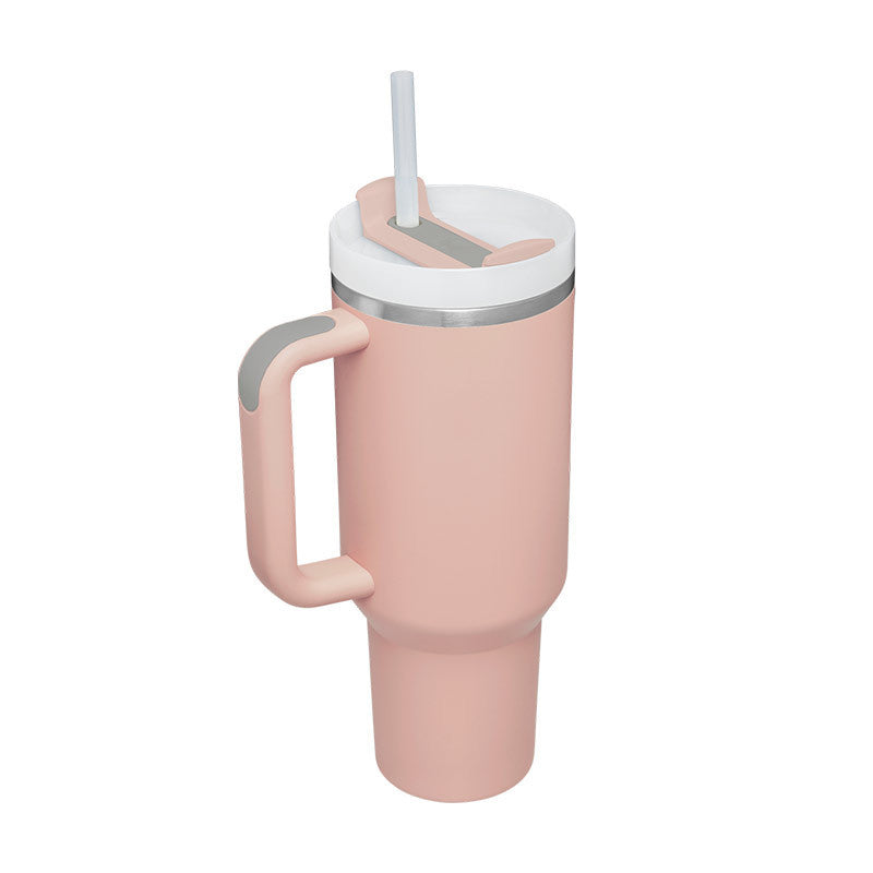 40 Oz Insulated Tumbler With Straw
