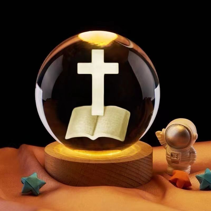 Luminous Crystal Ball Night Light