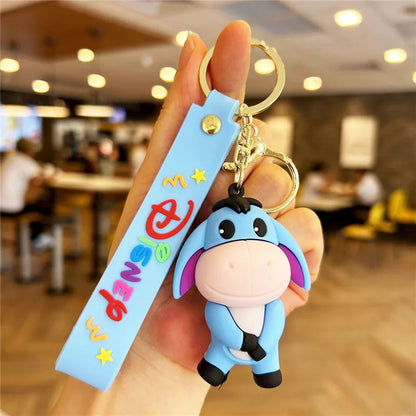 Disney Stitch Keychain - Cute Lilo & Stitch Keyrings, Durable Anime Keychains for Women Men Kids, Multi-Color Gift