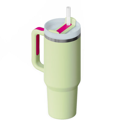 40 Oz Insulated Tumbler With Straw
