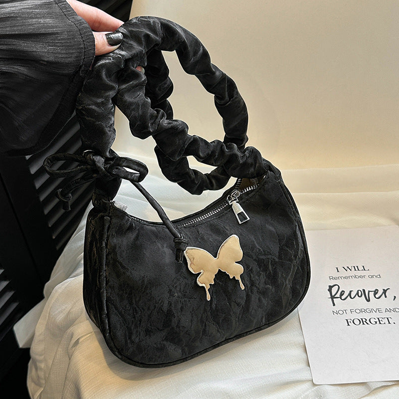 Casual Drawstring Bow Crossbody Bag