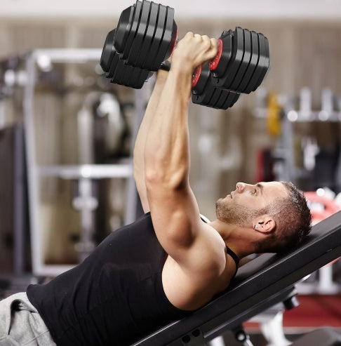 Adjustable 10-in-1 Dumbbell Set