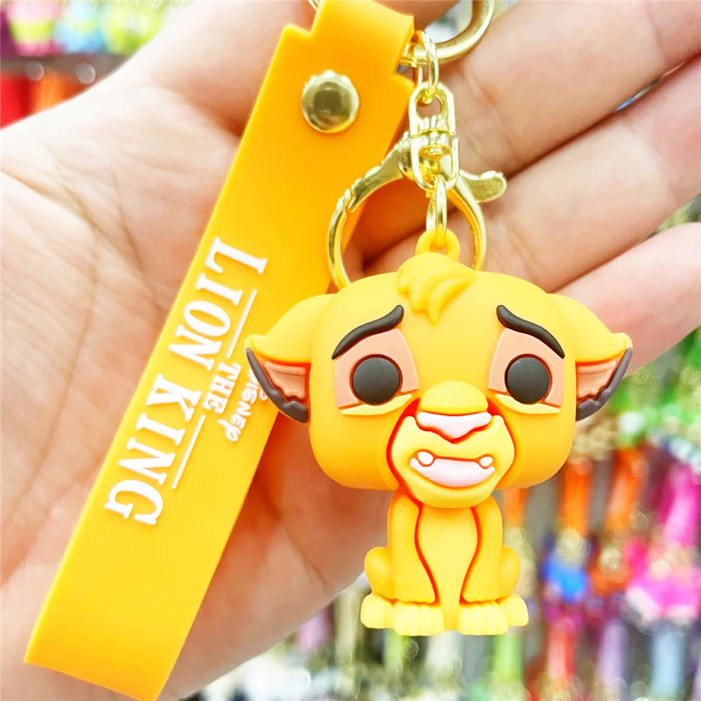 Disney Stitch Keychain - Cute Lilo & Stitch Keyrings, Durable Anime Keychains for Women Men Kids, Multi-Color Gift