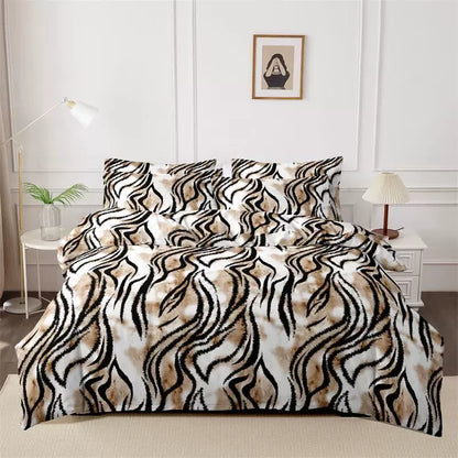 Printed Duvet Cover Pillow Set