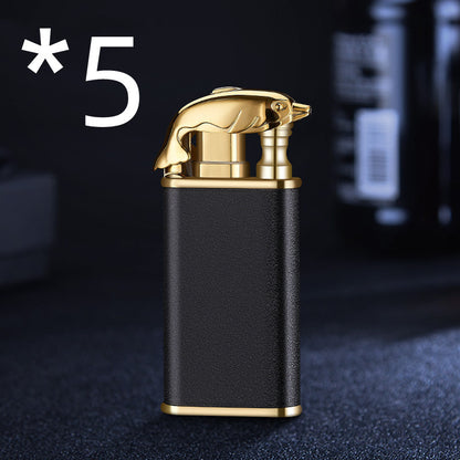 Double Flame Metal Windproof Lighter
