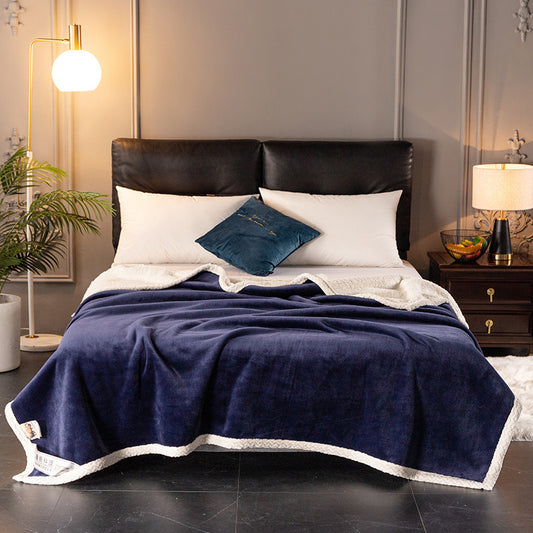 Thick Double Layer Fleece Blanket