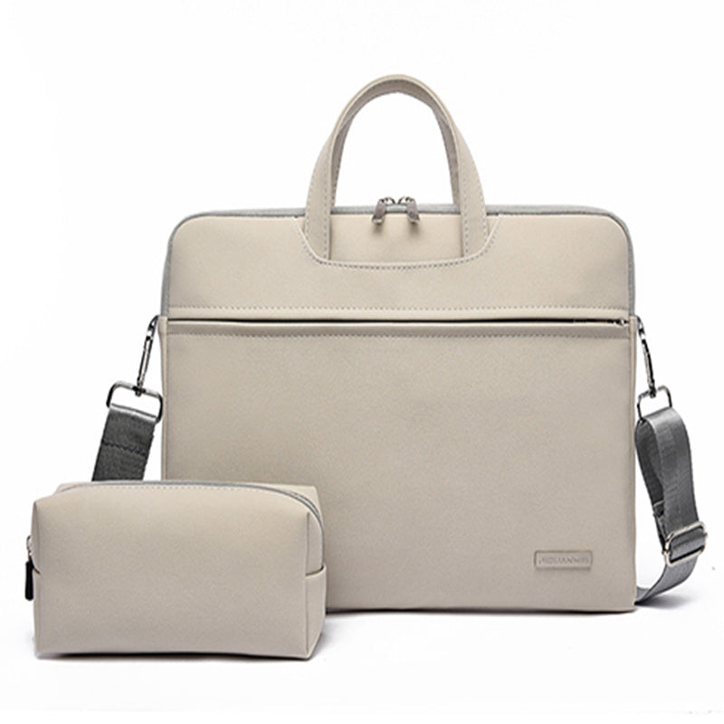 PU Leather Laptop Briefcase Shoulder Bag