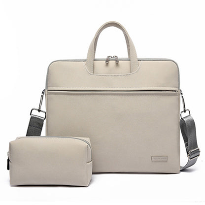 PU Leather Laptop Briefcase Shoulder Bag