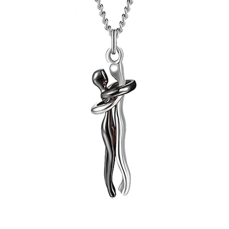 Love Hug Necklace Unisex Couple Jewelry