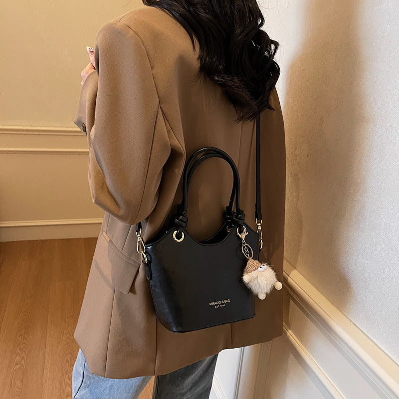 All-Match Portable Bucket Messenger Bag