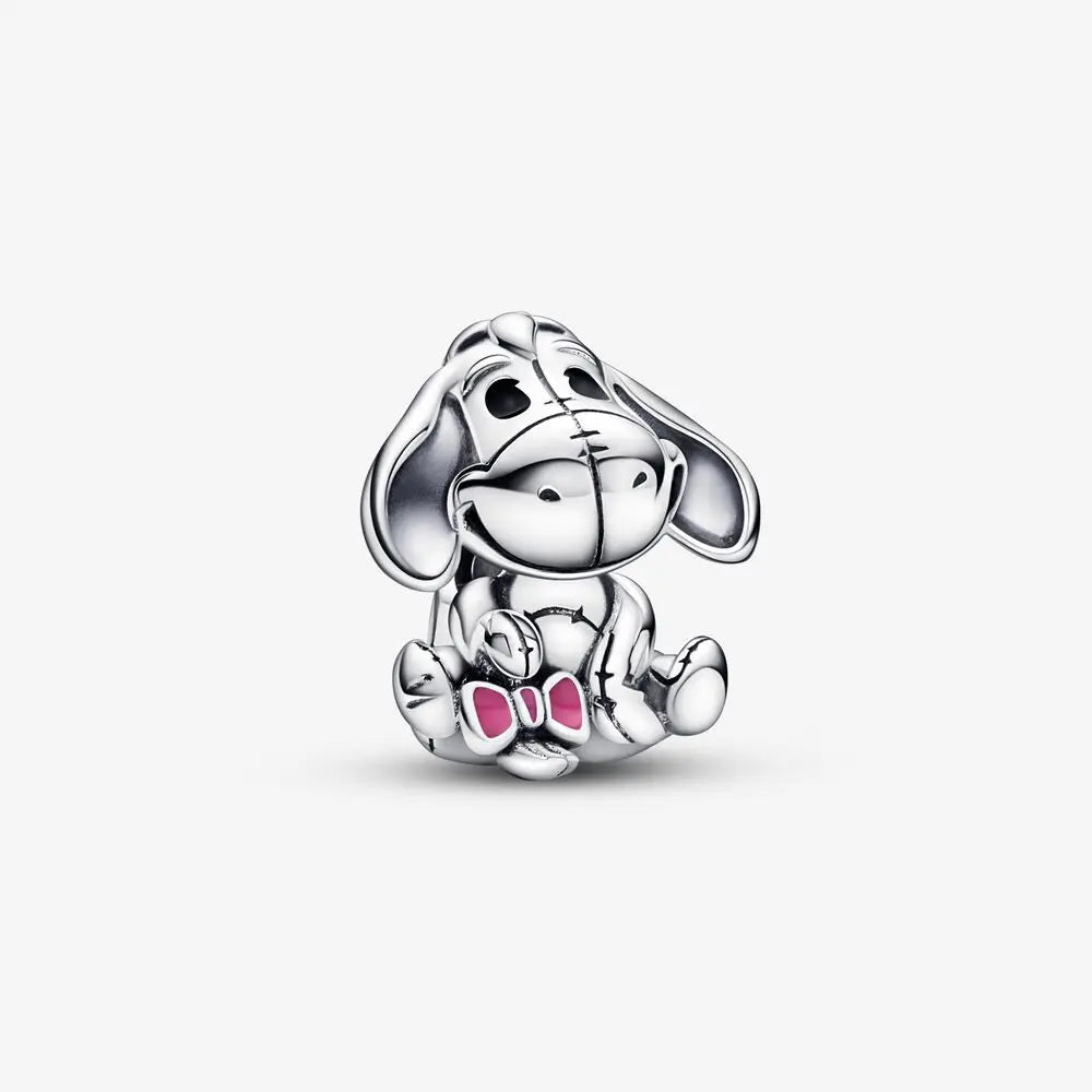 MINISO League Of Legends Mickey Mouse Minnie Plata Deley 925 Sterling Silver Charm Beads Fit Original Pandora Bracelet Jewelry