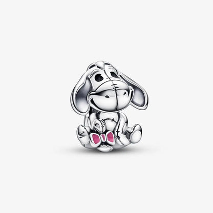 MINISO League Of Legends Mickey Mouse Minnie Plata Deley 925 Sterling Silver Charm Beads Fit Original Pandora Bracelet Jewelry