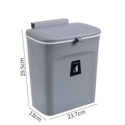 Wall-Hung Sliding Lid Trash Can