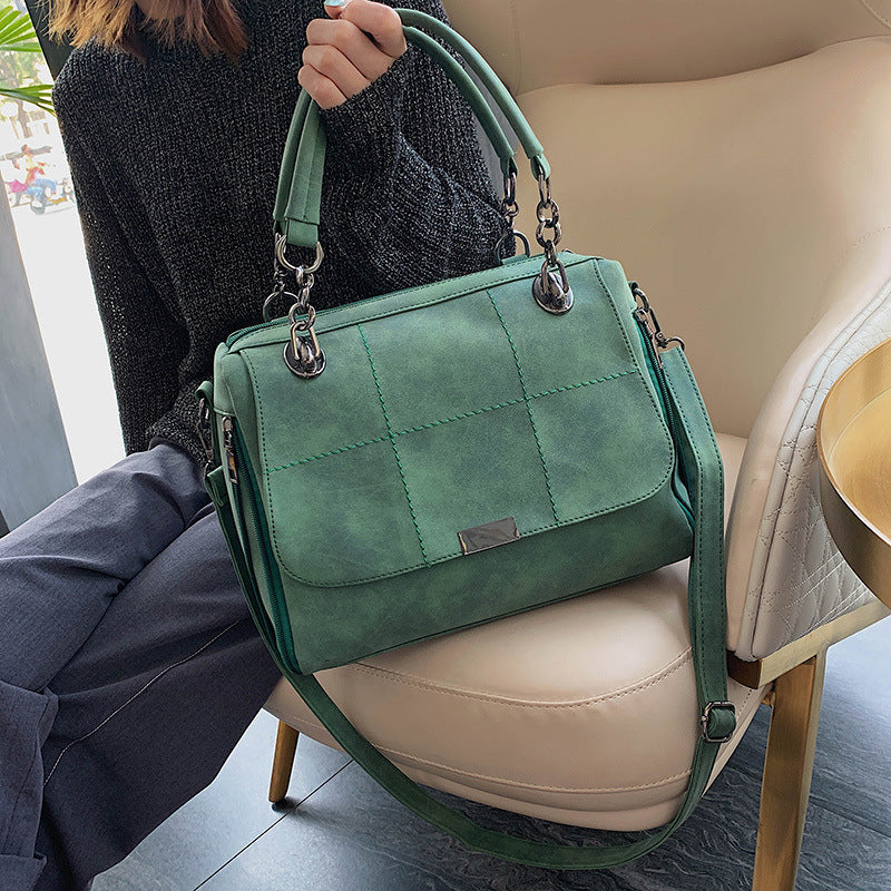 Matte Green Large Travel Tote