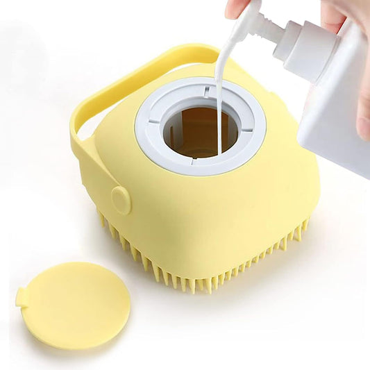 Silicone Pet Brush With Dispenser
