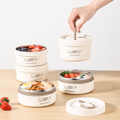 Travel Tote – Multi-Layer Portable Food Container Set for Work Meal Management, with Bag.