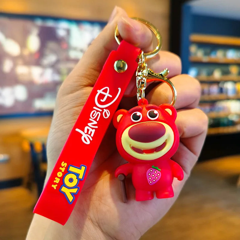 Disney Stitch Keychain - Cute Lilo & Stitch Keyrings, Durable Anime Keychains for Women Men Kids, Multi-Color Gift