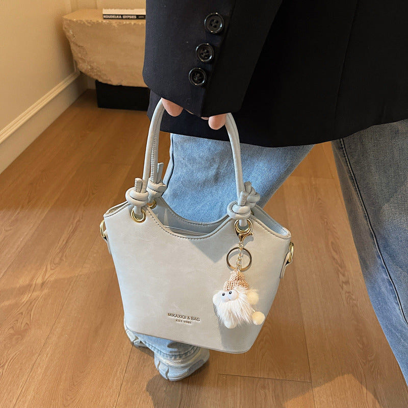 All-Match Portable Bucket Messenger Bag