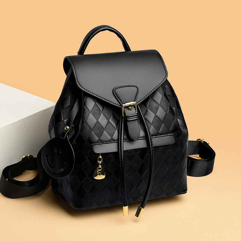 Casual Multifunction Leather Women Backpack