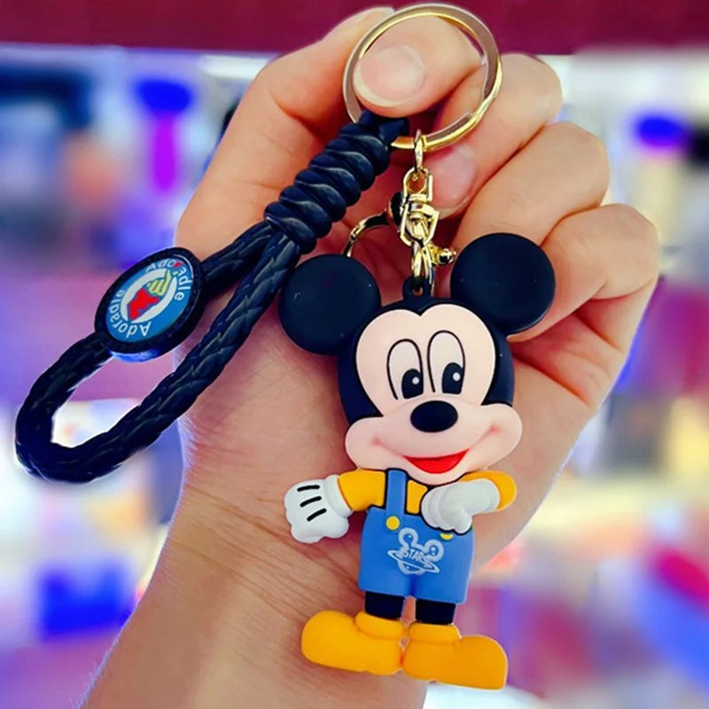 Disney Stitch Keychain - Cute Lilo & Stitch Keyrings, Durable Anime Keychains for Women Men Kids, Multi-Color Gift