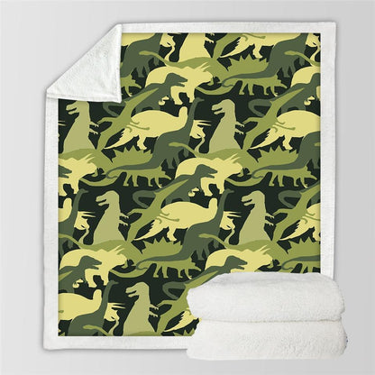 Dinosaur Soft Cotton Blanket Kids