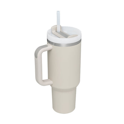 40 Oz Insulated Tumbler With Straw