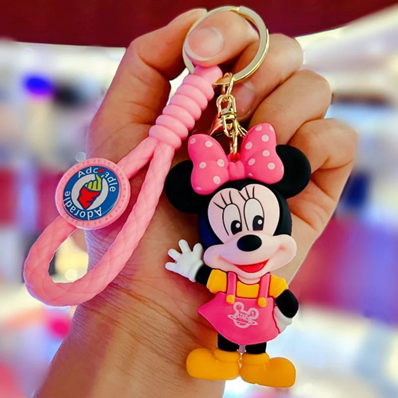 Disney Stitch Keychain - Cute Lilo & Stitch Keyrings, Durable Anime Keychains for Women Men Kids, Multi-Color Gift