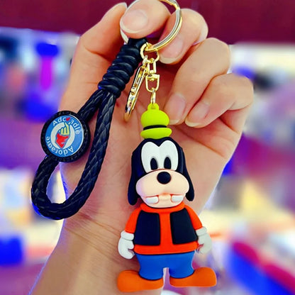 Disney Stitch Keychain - Cute Lilo & Stitch Keyrings, Durable Anime Keychains for Women Men Kids, Multi-Color Gift