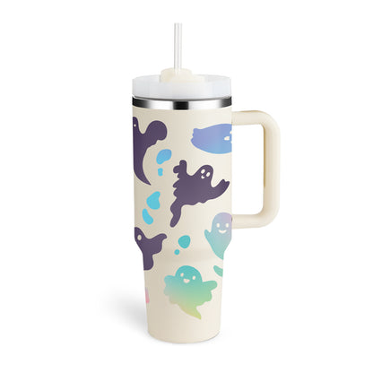 40 Oz Insulated Tumbler With Straw