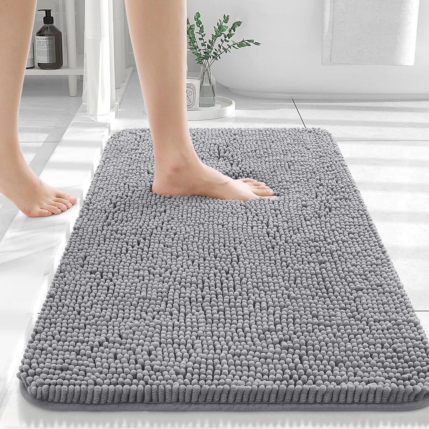 Non-slip Chenille Wool Floor Mat